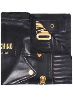 Moschino платок с принтом Biker Jacket