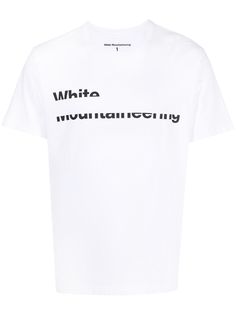 White Mountaineering футболка с логотипом