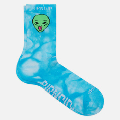 Носки RIPNDIP We Out Here Mid, цвет голубой, размер 40-46 EU