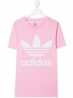 adidas Kids футболка с логотипом Trefoil