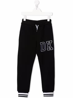 Dkny Kids спортивные брюки с вышитым логотипом