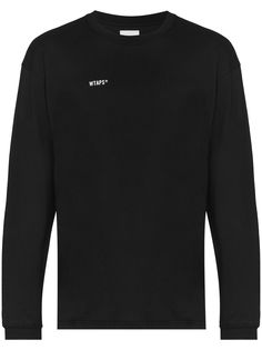 WTAPS футболка с длинными рукавами и логотипом (W)Taps