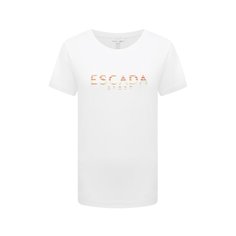 Хлопковая футболка Escada Sport