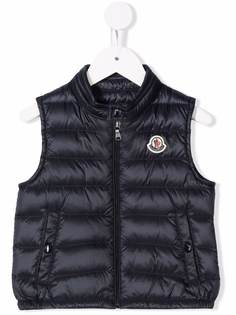 Moncler Enfant дутый жилет с логотипом