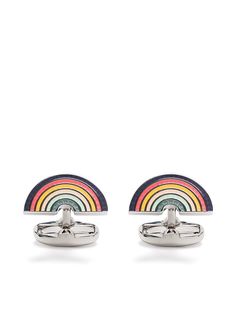 PAUL SMITH запонки Rainbow с логотипом