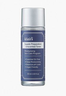 Тонер для лица Dear, Klairs Supple Preparation Unscented Toner, 30 ml