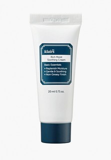 Крем для лица Dear, Klairs Rich Moist Soothing Cream, 20 ml