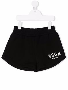 MSGM Kids спортивные шорты с логотипом