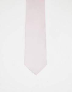 Однотонный галстук светло-розового цвета French Connection-Розовый цвет