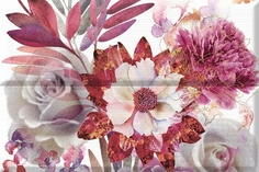 Aure Copmposicion Savage Flowers Berenjena 01 панно 30x45 Absolut Keramika