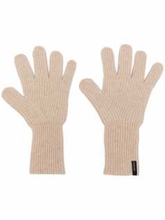 Holzweiler кашемировые перчатки в рубчик