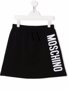 Moschino Kids юбка с логотипом