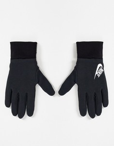 Черные флисовые перчатки Nike Club-Черный