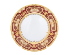 Набор тарелок donna bordeaux gold 28 см(6 шт) (falkenporzellan) мультиколор