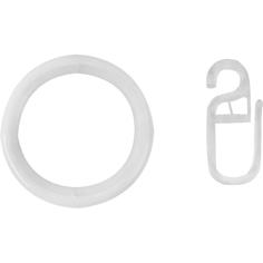Кольцо с крючком, цвет белый, 2 см, 10 шт. Arttex