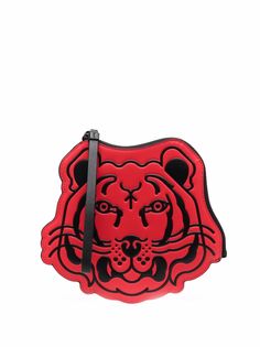 Kenzo клатч с тиснением Tiger Head