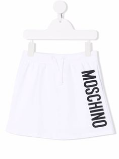 Moschino Kids юбка с логотипом