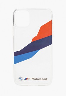 Чехол для iPhone BMW 11, PC/TPU Motorsport Tricolor Transparent