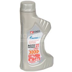 Масло машинное минеральное, для двухтактного двигателя, Союз, Universal Moto 2T, 0.946 л, красное, МСС-0102Б