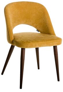 Кресло lars желтый/тёмный орех (r-home) желтый 49x76x58 см.
