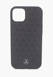 Чехол для iPhone Mercedes-Benz 13 Genuine leather Stars Hard Black