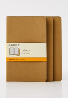 Блокноты 3 шт. Moleskine CAHIER JOURNAL, 80 стр.