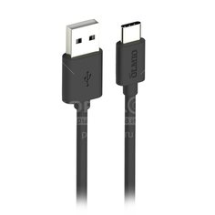 Зарядное устройство кабель USB, OLMIO, Type-C, 2.1 А, 1 м, черное, 038773