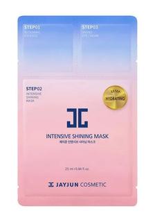 Трехступенчатая маска JayJun Intensive Shining Mask для лица, с гиалуроновой кислотой и коллагеном