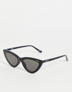 Черные солнцезащитные очки в оправе «кошачий глаз» Quay Flex-Черный цвет