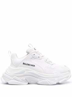 Balenciaga кроссовки Triple S из искусственной кожи