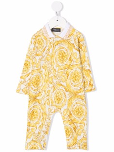 Versace Kids боди с узором Baroque