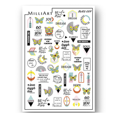 Anna Tkacheva, Cлайдер-дизайн MAX-09 «Надписи. Слова. Бабочки. Геометрия»