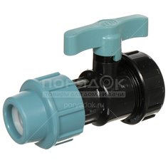 ПНД кран d25х3/4", резьба внутренняя, STR СТР