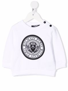 Balmain Kids толстовка с логотипом