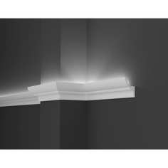 Ударопрочный влагостойкий потолочный карниз под LED подсветку Decor-Dizayn