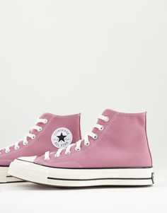 Высокие кеды ягодного цвета Converse Unisex Chuck 70-Фиолетовый цвет