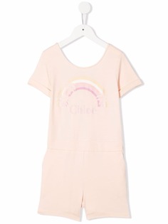 Chloé Kids комбинезон с логотипом