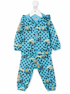 Moschino Kids спортивный костюм с логотипом