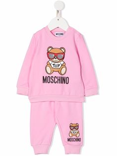 Moschino Kids спортивный костюм Teddy Bear