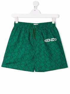 Kenzo Kids плавки-шорты с логотипом