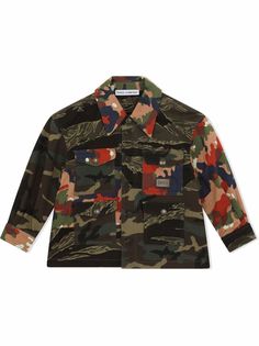 Dolce & Gabbana Kids куртка-рубашка с принтом