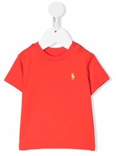 Ralph Lauren Kids футболка с вышивкой