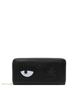 Chiara Ferragni кошелек на молнии с логотипом Eye