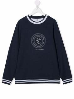 Brunello Cucinelli Kids свитер с логотипом