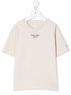 Calvin Klein Kids футболка с логотипом