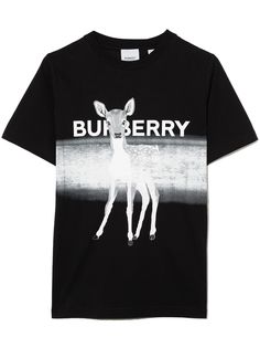 Burberry Kids футболка с логотипом