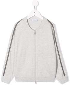 Brunello Cucinelli Kids кардиган с полосками