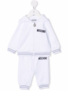 Moschino Kids спортивный костюм Teddy Bear с капюшоном