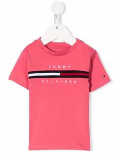 Tommy Hilfiger Junior футболка из органического хлопка с логотипом