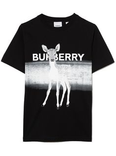 Burberry Kids футболка с логотипом